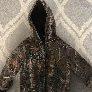 Carhartt Woodland Camo Hooded Jacket